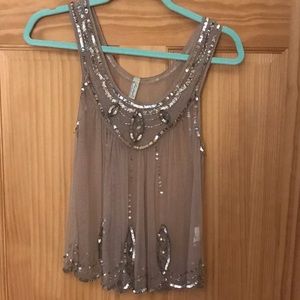 Free People embellished shirt